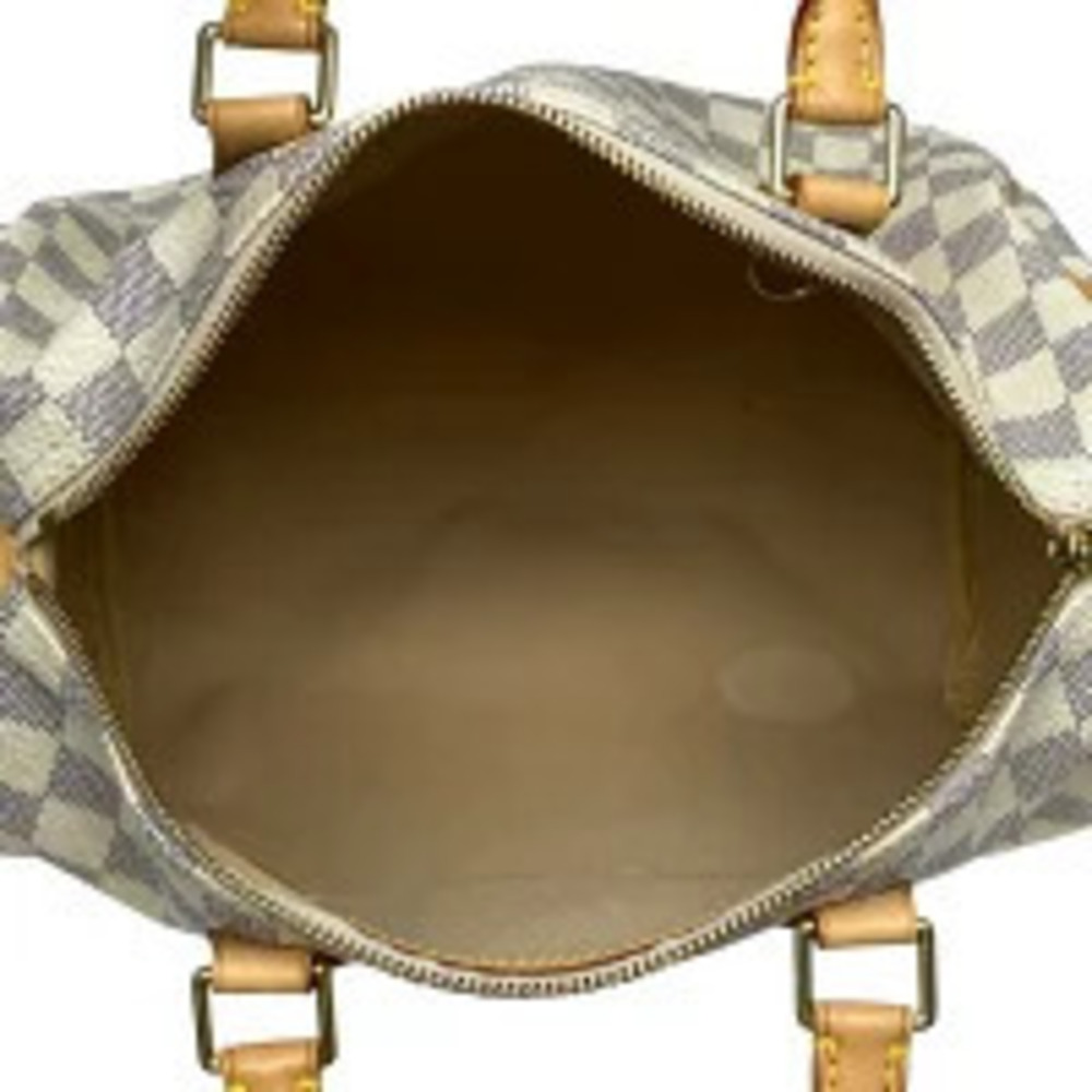 Louis Vuitton White Boston Azur Bag Handbag Speedy Damier White - Picture 7 of 7
